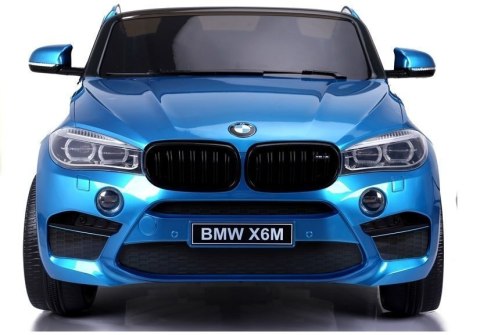 LEAN CARS Auto Na Akumulator BMW X6M Niebieskie Lakierowane