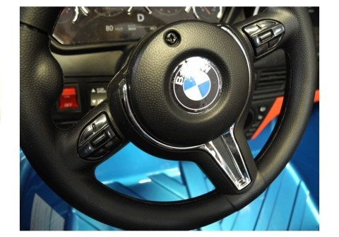 LEAN CARS Auto Na Akumulator BMW X6M Niebieskie Lakierowane
