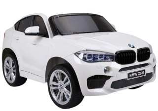 LEAN CARS Auto Na Akumulator NOWE BMW X6M Białe