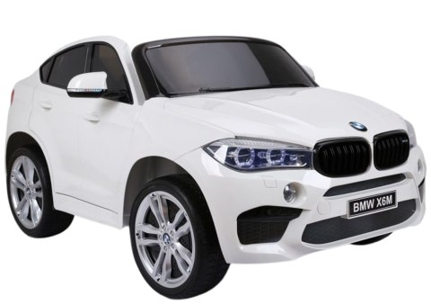 LEAN CARS Auto Na Akumulator NOWE BMW X6M Białe