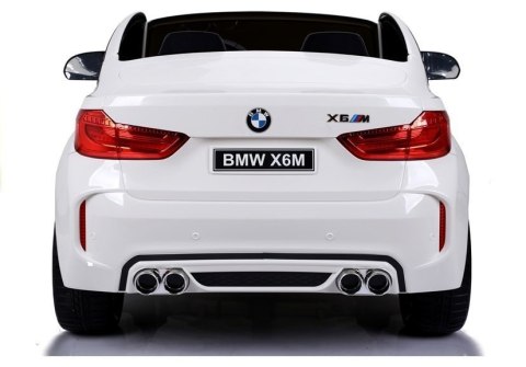 LEAN CARS Auto Na Akumulator NOWE BMW X6M Białe