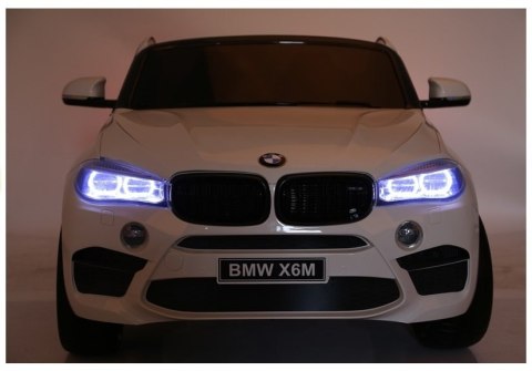 LEAN CARS Auto Na Akumulator NOWE BMW X6M Białe