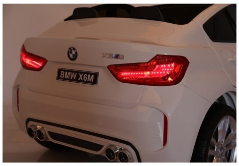 LEAN CARS Auto Na Akumulator NOWE BMW X6M Białe