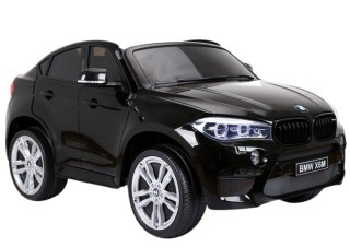 LEAN CARS Auto Na Akumulator Nowe BMW X6M Czarne Lakierowane