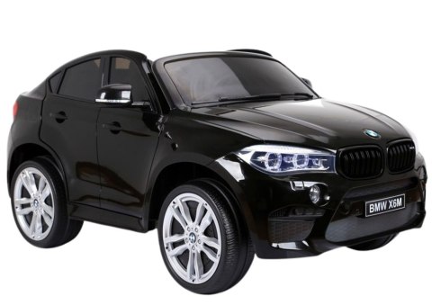 LEAN CARS Auto Na Akumulator Nowe BMW X6M Czarne Lakierowane