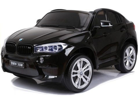 LEAN CARS Auto Na Akumulator Nowe BMW X6M Czarne Lakierowane
