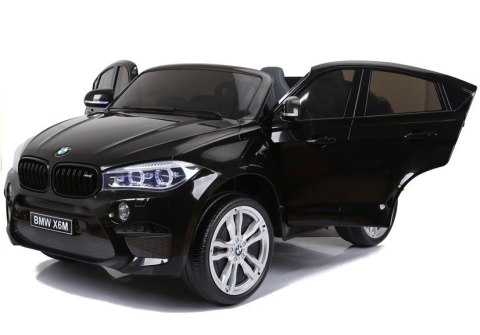 LEAN CARS Auto Na Akumulator Nowe BMW X6M Czarne Lakierowane