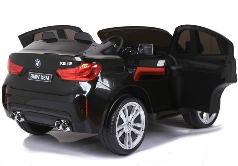 LEAN CARS Auto Na Akumulator Nowe BMW X6M Czarne Lakierowane