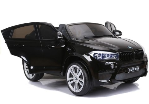 LEAN CARS Auto Na Akumulator Nowe BMW X6M Czarne Lakierowane