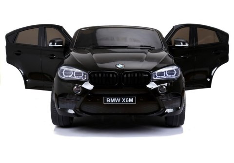 LEAN CARS Auto Na Akumulator Nowe BMW X6M Czarne Lakierowane