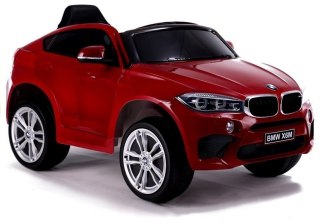 LEAN CARS Auto na Akumulator BMW X6 Czerwony Lakierowany