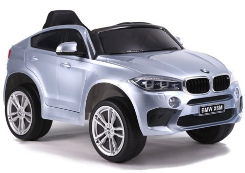 LEAN CARS Auto na Akumulator BMW X6 Srebrny Lakierowany