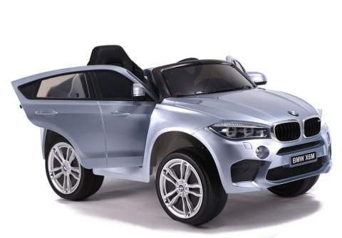 LEAN CARS Auto na Akumulator BMW X6 Srebrny Lakierowany