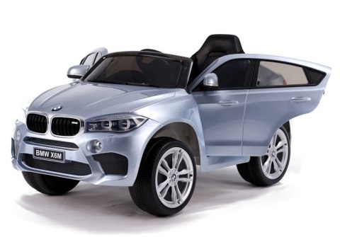 LEAN CARS Auto na Akumulator BMW X6 Srebrny Lakierowany