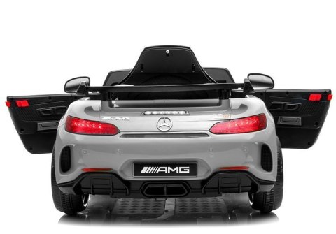 LEAN CARS Auto na Akumulator Mercedes GTR Srebrny Lakierowany