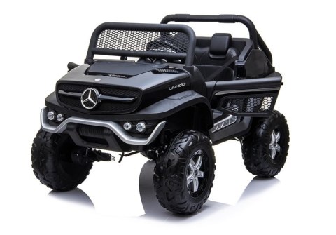 LEAN CARS Auto na Akumulator Mercedes Unimog Czarny