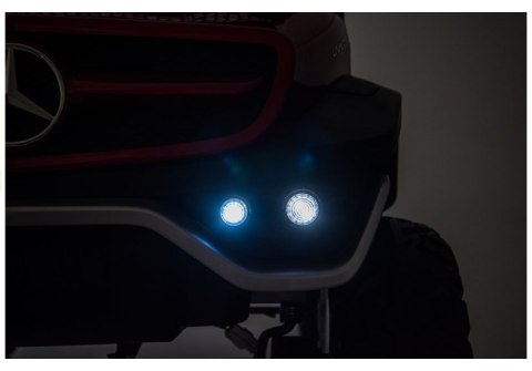 LEAN CARS Auto na Akumulator Mercedes Unimog Czarny