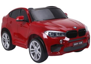 LEAN CARS Auto na Akumulator Nowe BMW X6M Czerwone Lakierowane