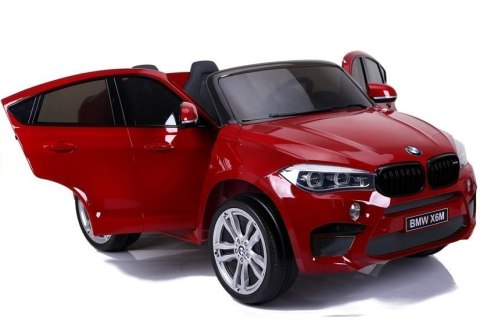 LEAN CARS Auto na Akumulator Nowe BMW X6M Czerwone Lakierowane