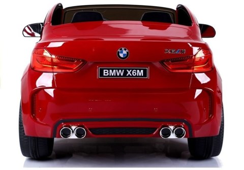 LEAN CARS Auto na Akumulator Nowe BMW X6M Czerwone Lakierowane
