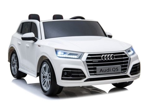LEAN CARS Pojazd na Akumulator Nowe Audi Q5 2-osobowe Białe