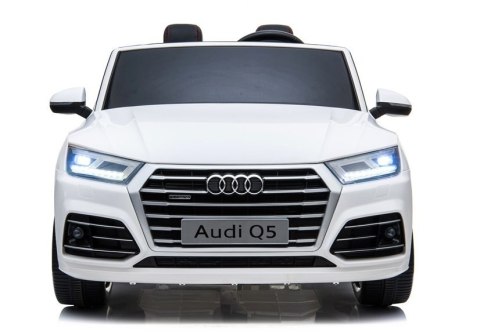 LEAN CARS Pojazd na Akumulator Nowe Audi Q5 2-osobowe Białe