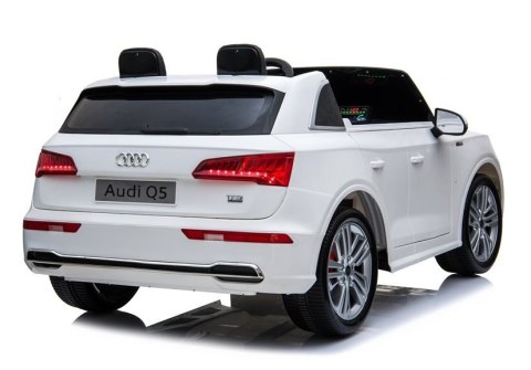 LEAN CARS Pojazd na Akumulator Nowe Audi Q5 2-osobowe Białe