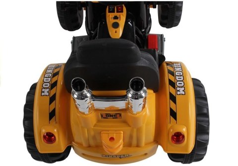 LEAN CARS Traktor na akumulator z Łyżką Koparka Pomarańczowy