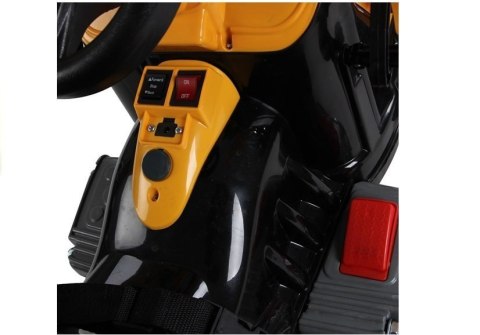 LEAN CARS Traktor na akumulator z Łyżką Koparka Pomarańczowy