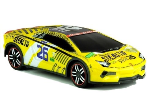 LEAN Toys Auto Zdalnie Sterowane Sportowe Pilot R/C Żółte