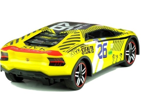 LEAN Toys Auto Zdalnie Sterowane Sportowe Pilot R/C Żółte
