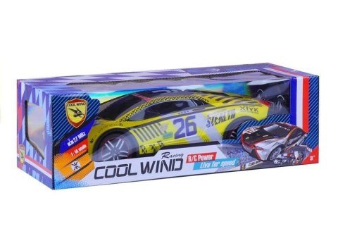 LEAN Toys Auto Zdalnie Sterowane Sportowe Pilot R/C Żółte