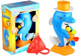 LEAN Toys Delfin Kołowrotki Zabawka Do Wanny Basenu Fontanna