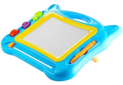 LEAN Toys Duży Znikopis Tablica Magnetyczna Stempelki 2w1