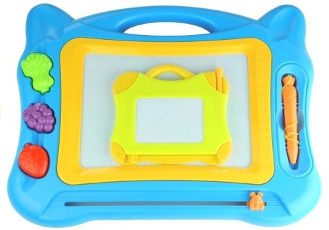 LEAN Toys Duży Znikopis Tablica Magnetyczna Stempelki 2w1
