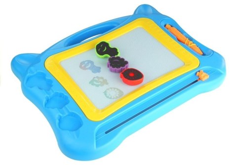 LEAN Toys Duży Znikopis Tablica Magnetyczna Stempelki 2w1