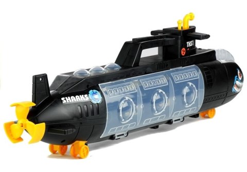 LEAN Toys Łódź Podwodna Sorter Na Pojazdy Rekin 5 Autek