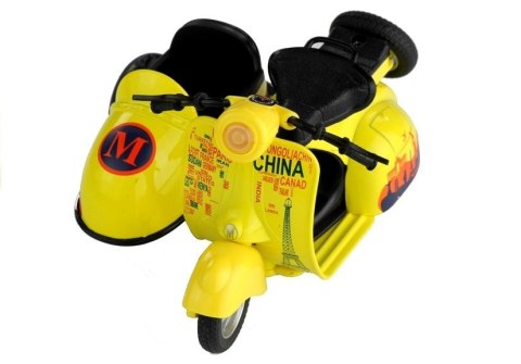 LEAN Toys Modele Motorek 3 Kolory Jeździ Świeci Gra 1:14