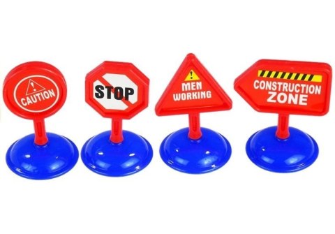 LEAN Toys Rozkręcana Ciuchcia Jeżdżąca Narzędzia Figurki