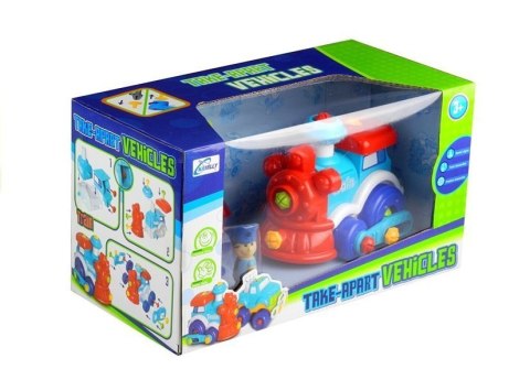 LEAN Toys Rozkręcana Ciuchcia Jeżdżąca Narzędzia Figurki