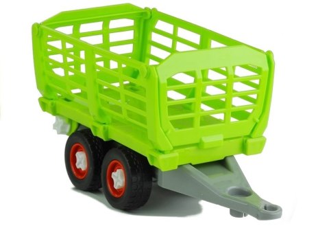 LEAN Toys Rozkręcany Traktor z Otwierana Przyczepą 43 cm