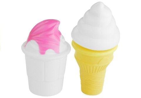 LEAN Toys Serwis Urodzinowy Tort Ciasteczka Świeczki Lody