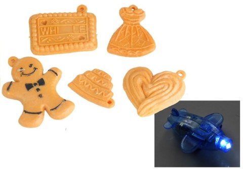 LEAN Toys Serwis Urodzinowy Tort Ciasteczka Świeczki Lody