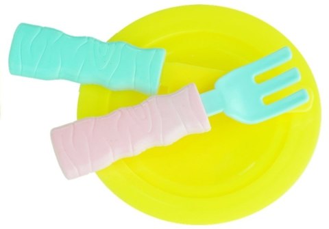 LEAN Toys Serwis Urodzinowy Tort Ciasteczka Świeczki Lody