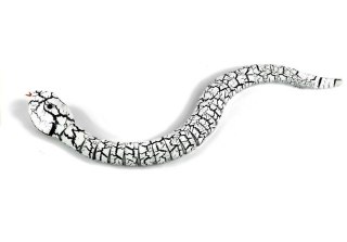 LEAN Toys Wąż Sterowany Pilotem na Podczerwień Biały