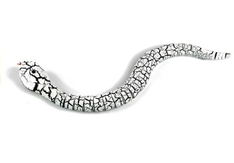 LEAN Toys Wąż Sterowany Pilotem na Podczerwień Biały