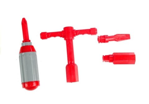 LEAN Toys Wóz Strażacki z Drabiną Do Rozkręcania Narzędzia