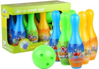 LEAN Toys Zestaw do Gry w Kręgle 6 Kręgli + Kula Sport Gra