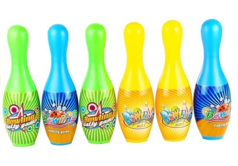 LEAN Toys Zestaw do Gry w Kręgle 6 Kręgli + Kula Sport Gra