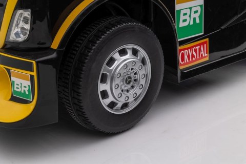 LEAN CARS Auto Na Akumulator Mercedes + Naczepa XMX622B Zółty LCD